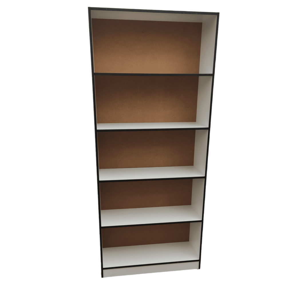 Стеллаж лдсп белый 4 полки