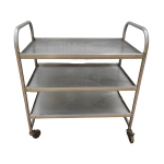 Тележка сервировочная нержавейка 80/50/84 3 уровня