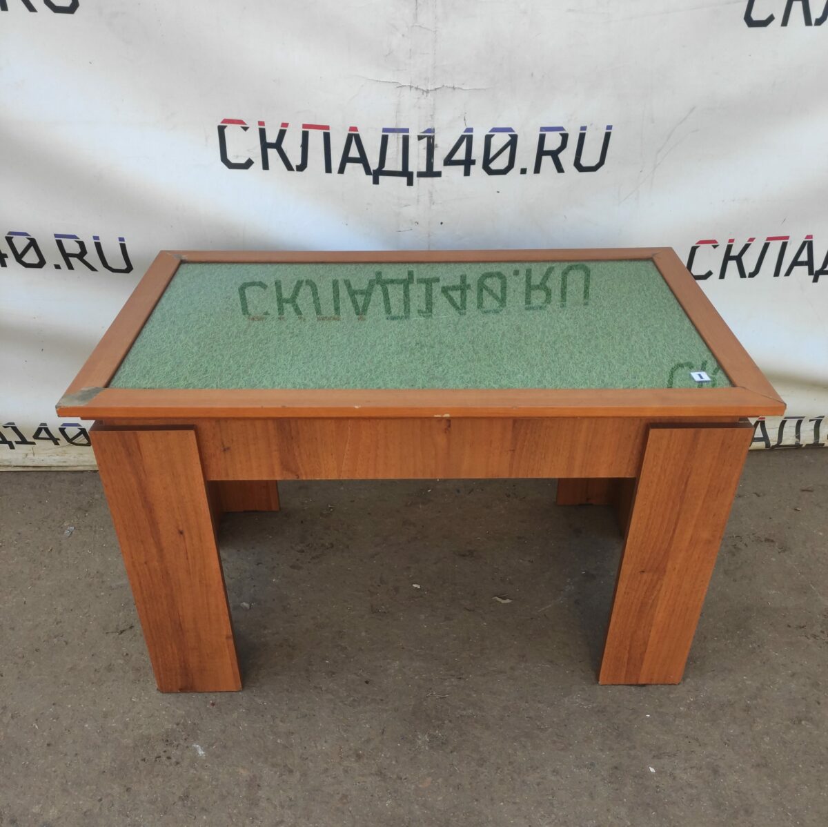 Купить Стол Маджеста 100 трава стекло