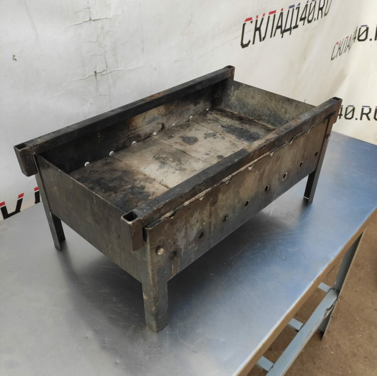 Купить Мангал стальной настольный 31/51/22