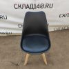 Купить Стул Тьюлип кожа черный