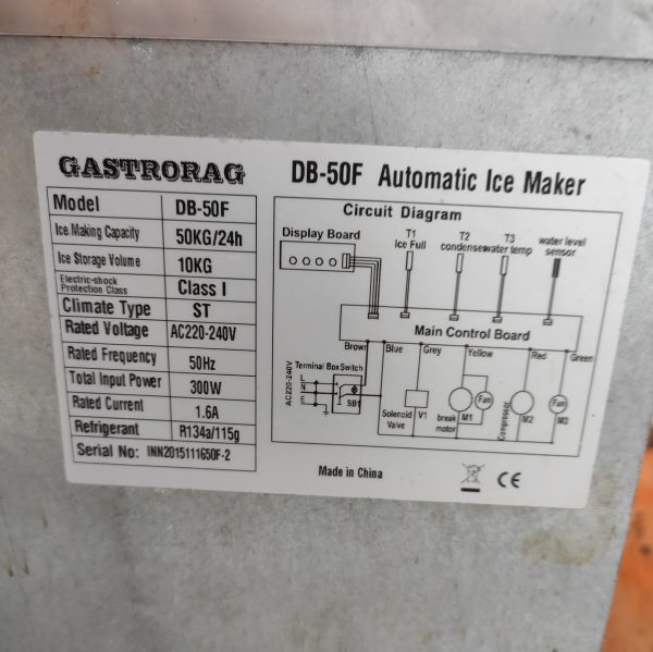 Купить Льдогенератор Gastrorag DB-50F