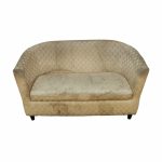 Диван Амадей 120 золотой ткань