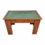 Стол Маджеста 100 трава стекло