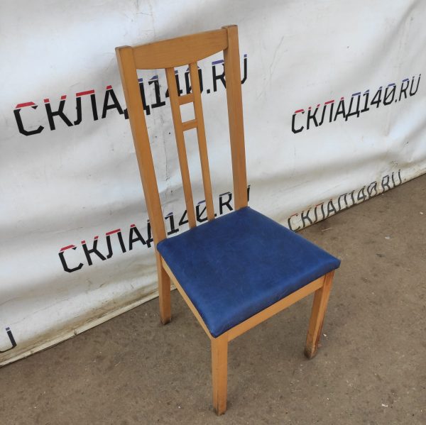Купить Стул Арон кожа синий