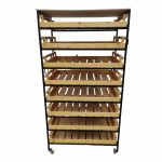 Тележка для хлеба 70/100/189 8 уровней шаг 20