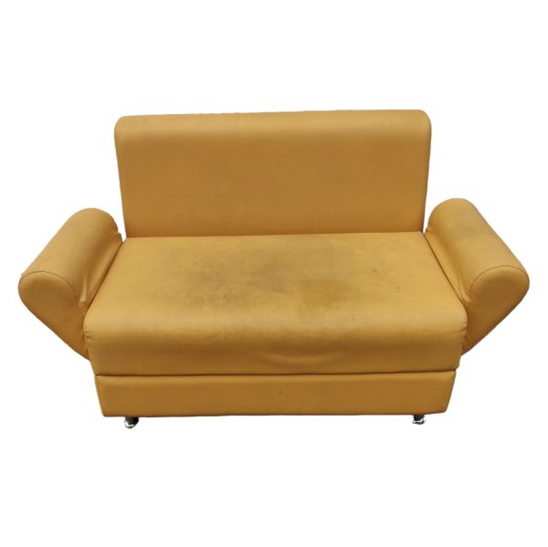 Купить Диван Матрикс 150 желтый кожзам