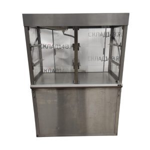 Купить Прилавок холодильный Junior Luxstahl ПХК (С)-1200 Premium (нерж)