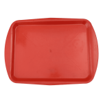Поднос 49/35 пластиковый красный