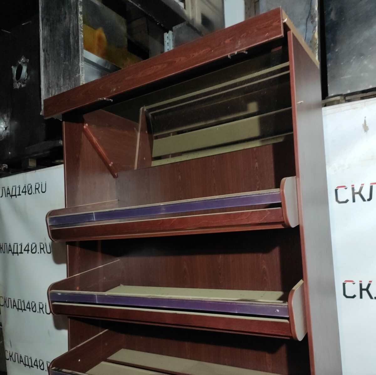 Купить Стеллаж хлебный 130/54/260 лдсп венге