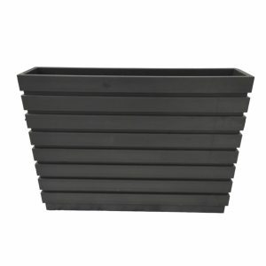 Купить Перегородка кашпо лдсп черная 151/33,5/110 глубина 25