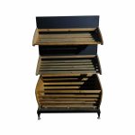 Стеллаж хлебный 100/165 сталь черный