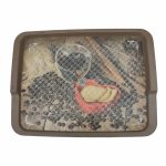 Поднос 43/33 пластиковый бежевый