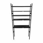 Стеллаж 30/87/175 дерево черный 5 полки