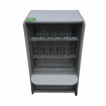 Прилавок кассовый 60/70/90 лдсп/стекло серый