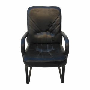 Купить Кресло офисное Менеджер черный кожа