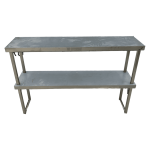 Полка надстройка настольная 2 уровня 120/30/80