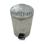 Урна цилиндрическая д 25 высота 68 см с педалью