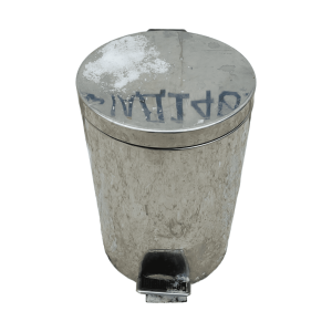 Купить Урна цилиндрическая д 25 высота 68 см с педалью