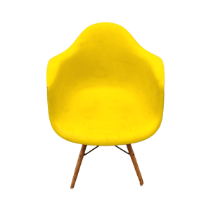 Купить Кресло Эймс пластик желтый