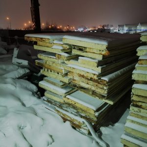 Купить Сендвич панели ппу 80мм куски