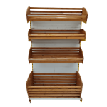 Стеллаж хлебный 128/215 сталь белый