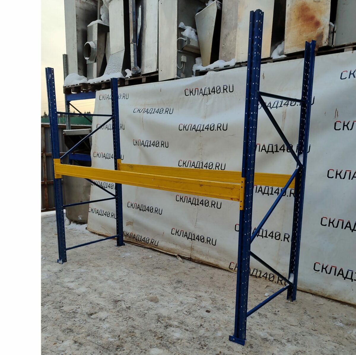 Купить Рама паллетного стеллажа МИКРОН 252/104/8,5 синяя