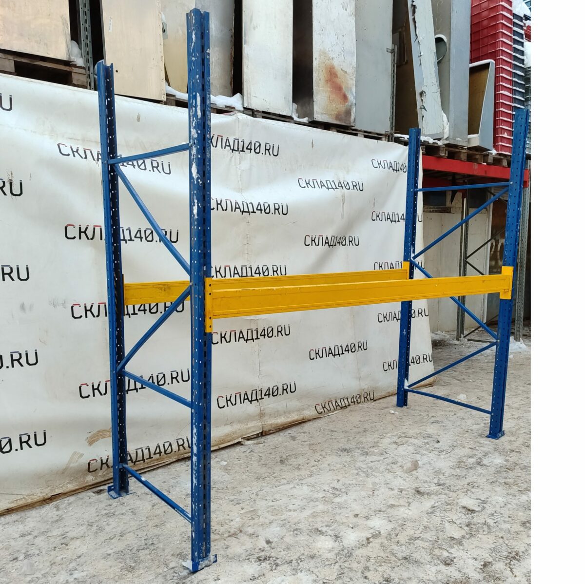 Купить Рама паллетного стеллажа МИКРОН 252/104/8,5 синяя