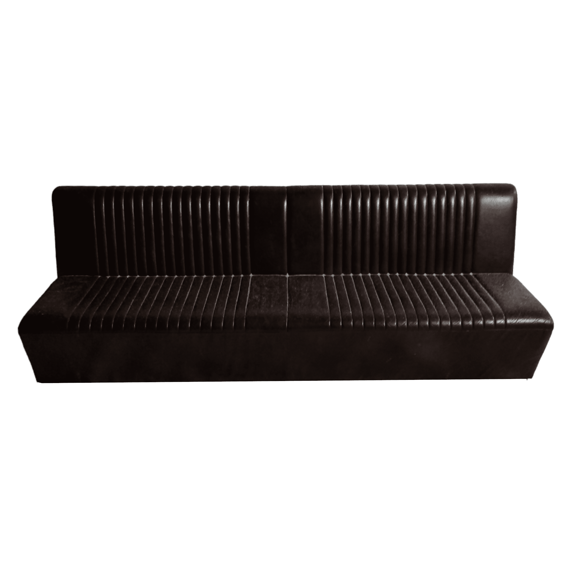 Купить Диван Кабаре люкс 246 коричневый кожзам