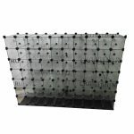 Витрина стеклянные кубы 160/44/141