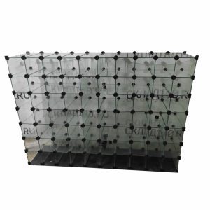 Витрина стеклянные кубы 160/44/141