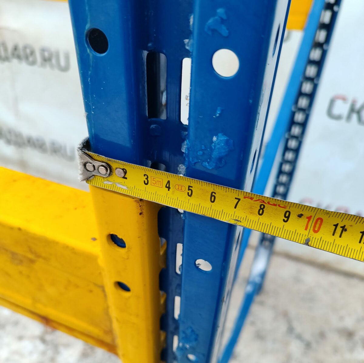 Купить Балка для паллетного стеллажа МИКРОН 270/12/5 желтая