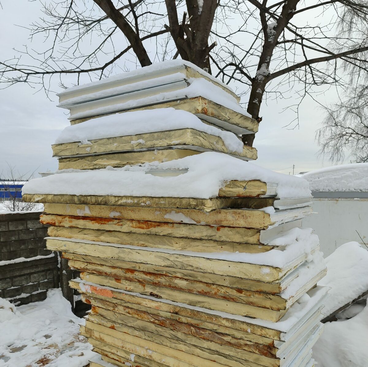 Купить Сэндвич-панели ППУ 60мм куски