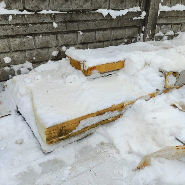 Купить Сэндвич панели ППУ 100 мм куски
