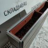 Купить Перегородка кашпо лдсп серая 127/23.5/91 глубина 15