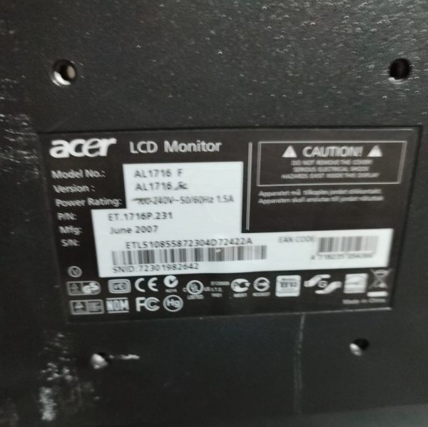 Купить Монитор Acer AL1716F
