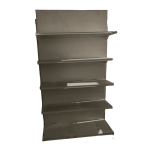 Стеллаж торговый пристенный тип 12