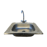 Врезная кухонная мойка 1 секция 50/50/11