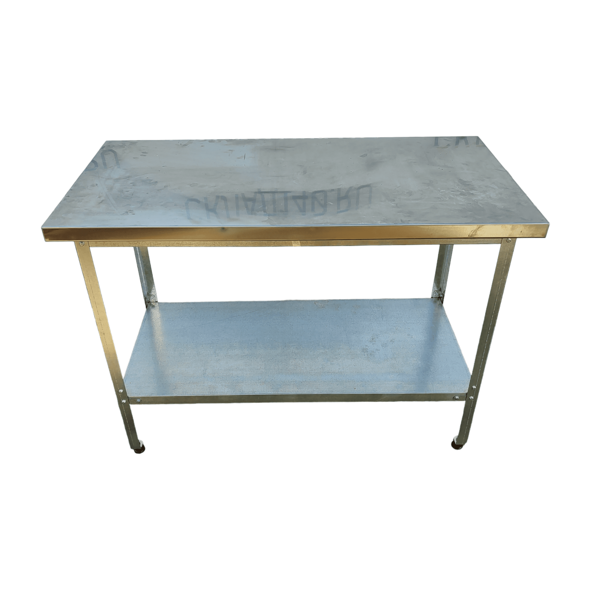 Купить Стол 120/60/87,5 оцинковка полка