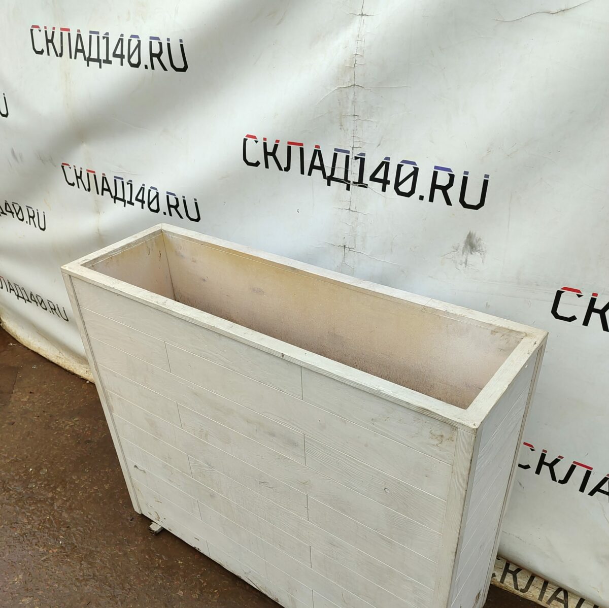 Купить Перегородка кашпо дерево массив 128/40/108 глубина 28