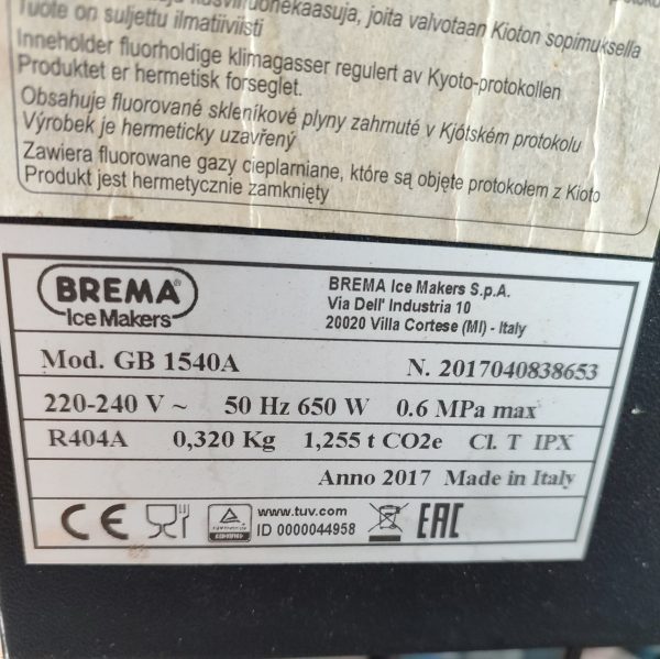 Купить Льдогенератор Brema GB 1540A
