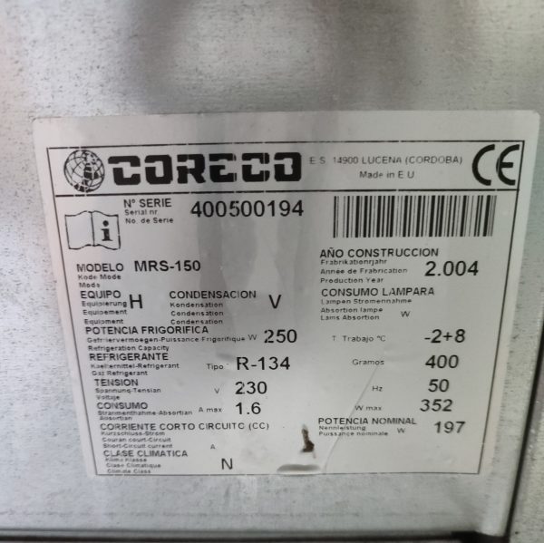Купить Стол холодильный встраиваемый Coreco MRS-150