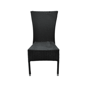 Стул Лаос плетеный черный ротанг