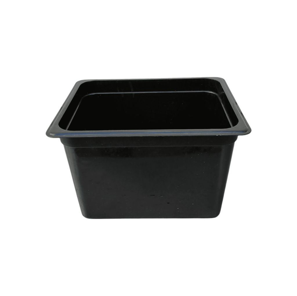 Гастроемкость черный пластик GN 1/2 200
