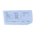 Ячейки дозатора стиральной машины для Indesit WIU 102 (CSI)