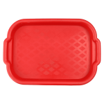Поднос пластиковый красный