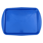 Поднос 49/35 пластиковый синий