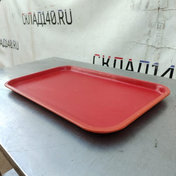 Купить Поднос 52/32 пластиковый красный