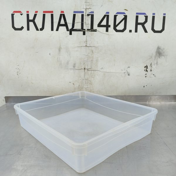 Купить Контейнер пластиковый без крышки Econova прозрачный 38/33/8