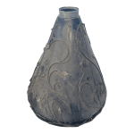 Зонт вытяжной островной черная сталь с узором д107/в112 отверстие 20